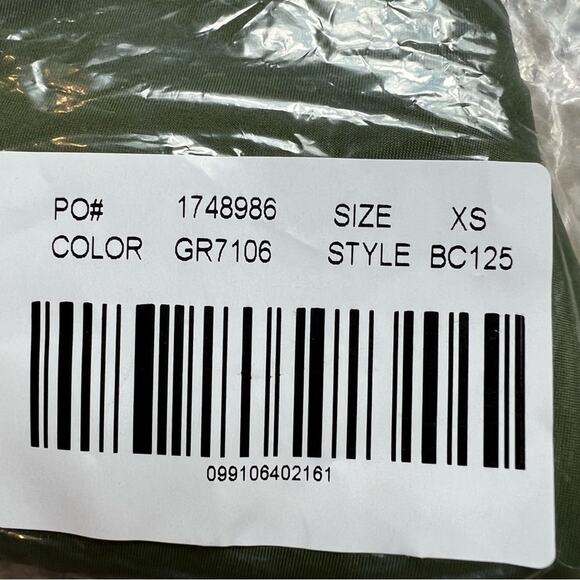 J.CREW Curved Waist Cheeky Bikini Bottom Cool Cyprus Green Stretch Size XS NEW - Picture 9 of 10